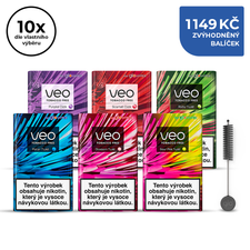 veo™ balíček s čisticím kartáčkem