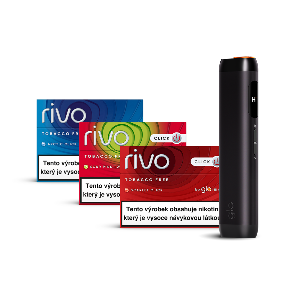 Obrázek produktu glo™ Hilo startovací balíček se zařízením ve variantě glo™ Hilo Onyx