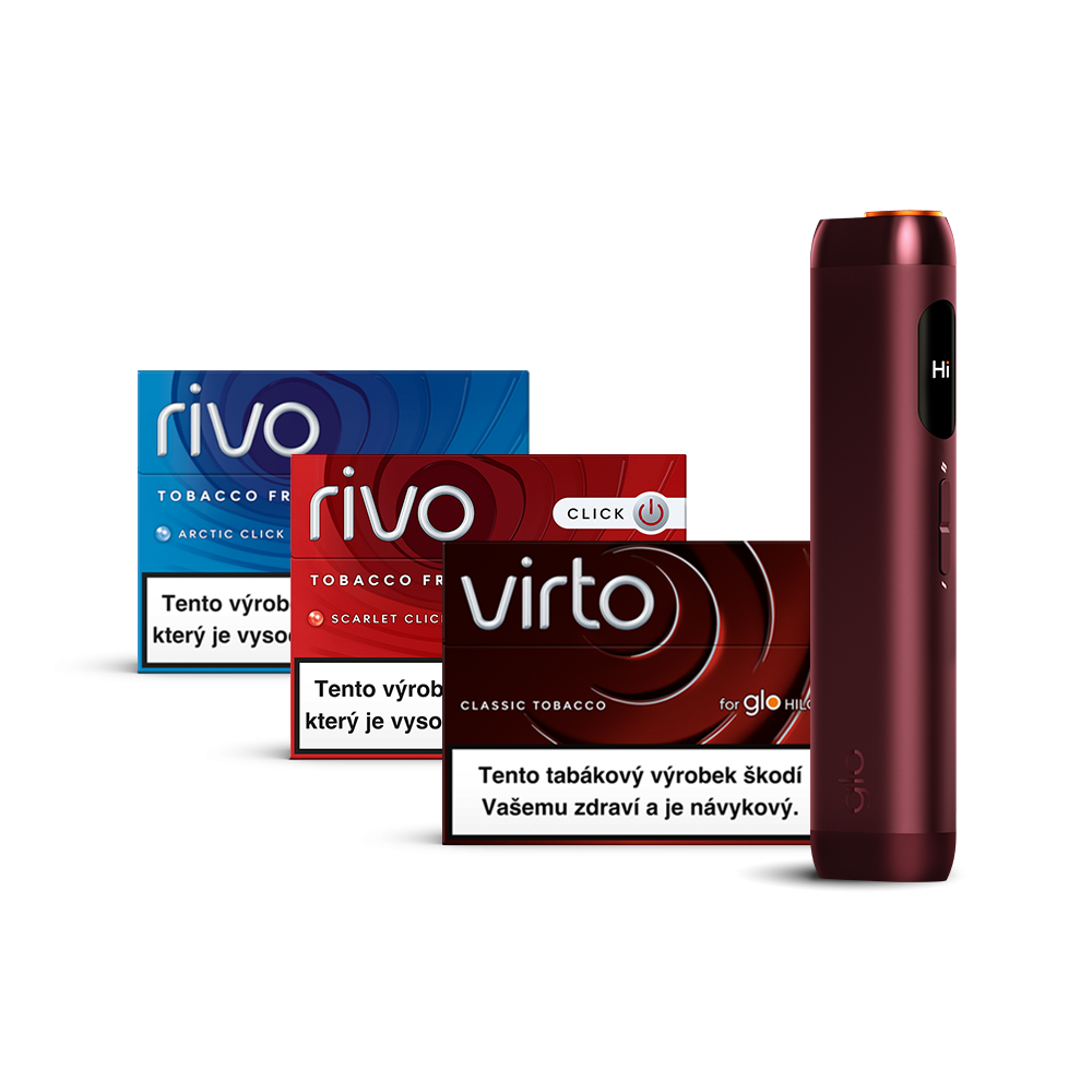 Obrázek produktu glo™ Hilo startovací balíček se zařízením ve variantě glo™ Hilo Ruby