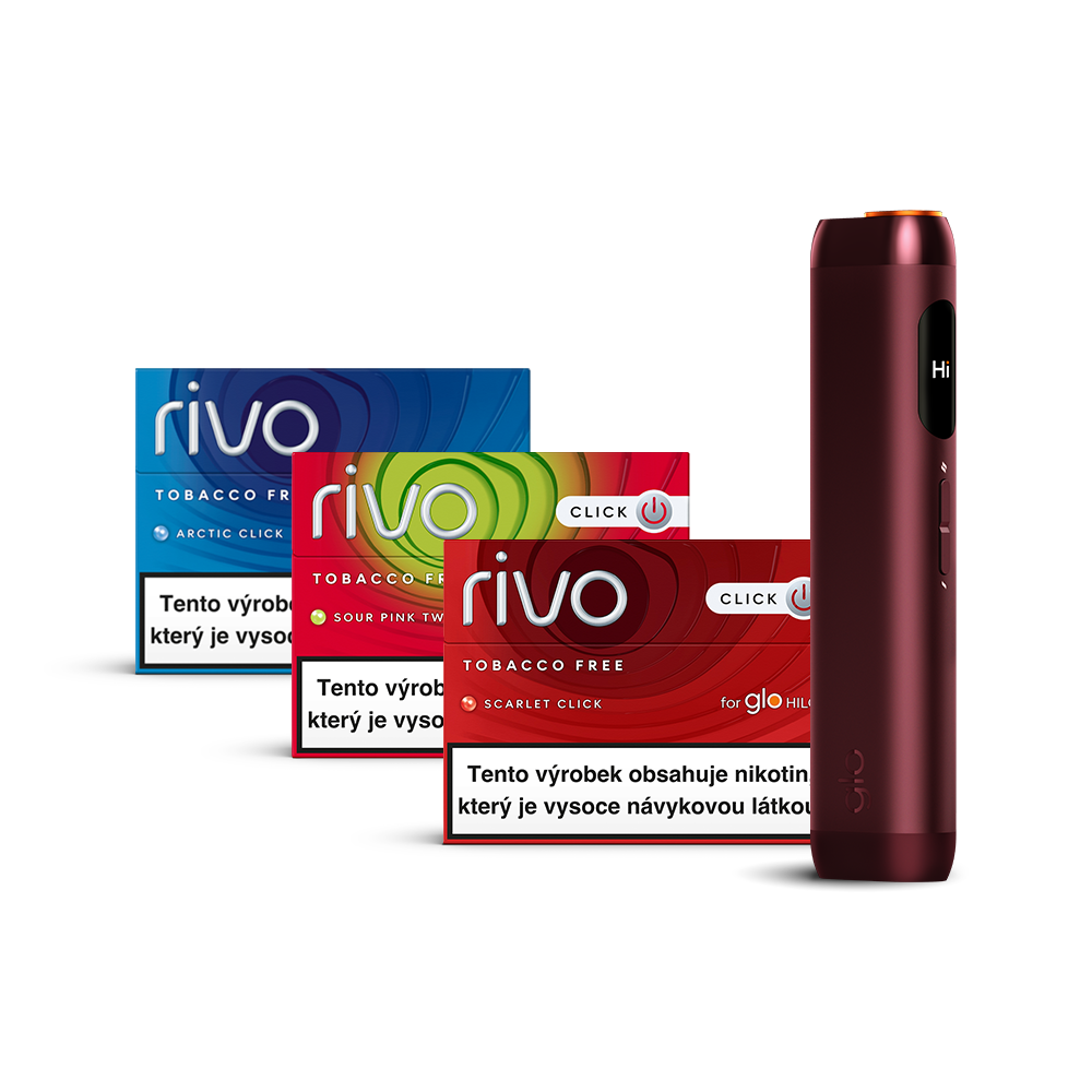 Obrázek produktu glo™ Hilo startovací balíček se zařízením ve variantě glo™ Hilo Ruby