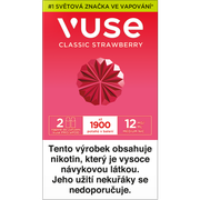 Classic Strawberry: Vzrušující
příchuť čerstvé jahody.