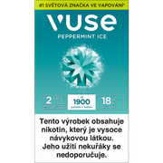 Peppermint Ice: Svěží mátová příchuť doprovázená ledově chladivými tóny.