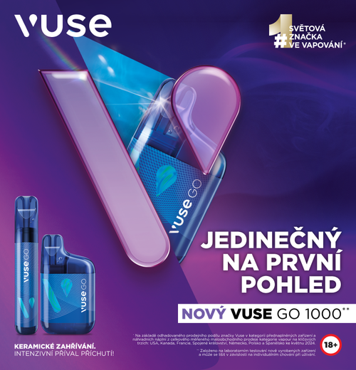 Nový Vuse Go 1000 – Jedinečný na první pohled