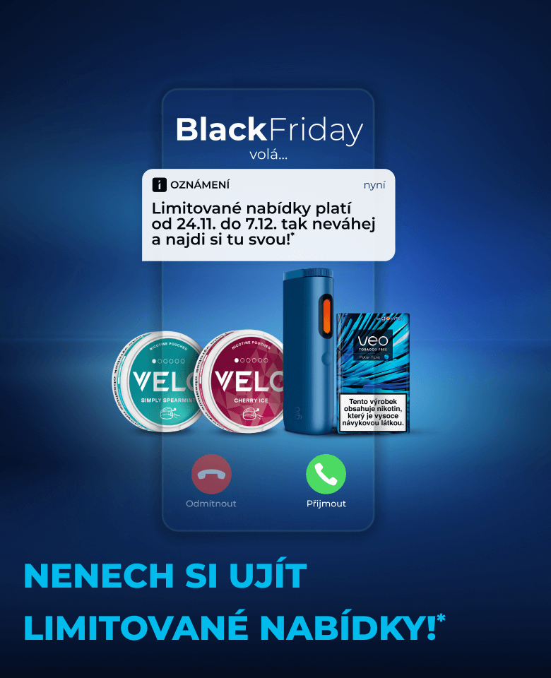 Black Friday limitované nabídky platí od 24. 11. do 7. 12.