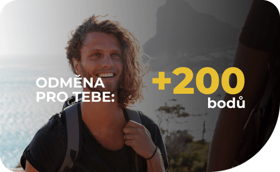 Odměna pro tebe: +200 Bodů