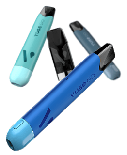 Ilustrační obrázek několika Vuse Go produktů