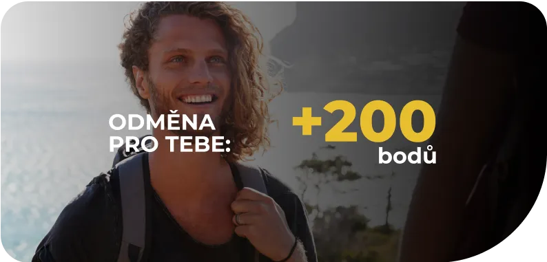 Odměna pro tebe - +200 bodů
