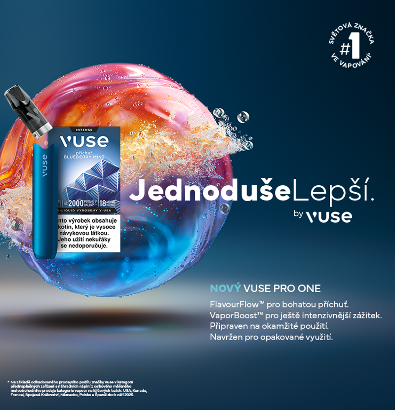 Bannerový obrázek: VUSE PRO ONE - Jednoduše lepší