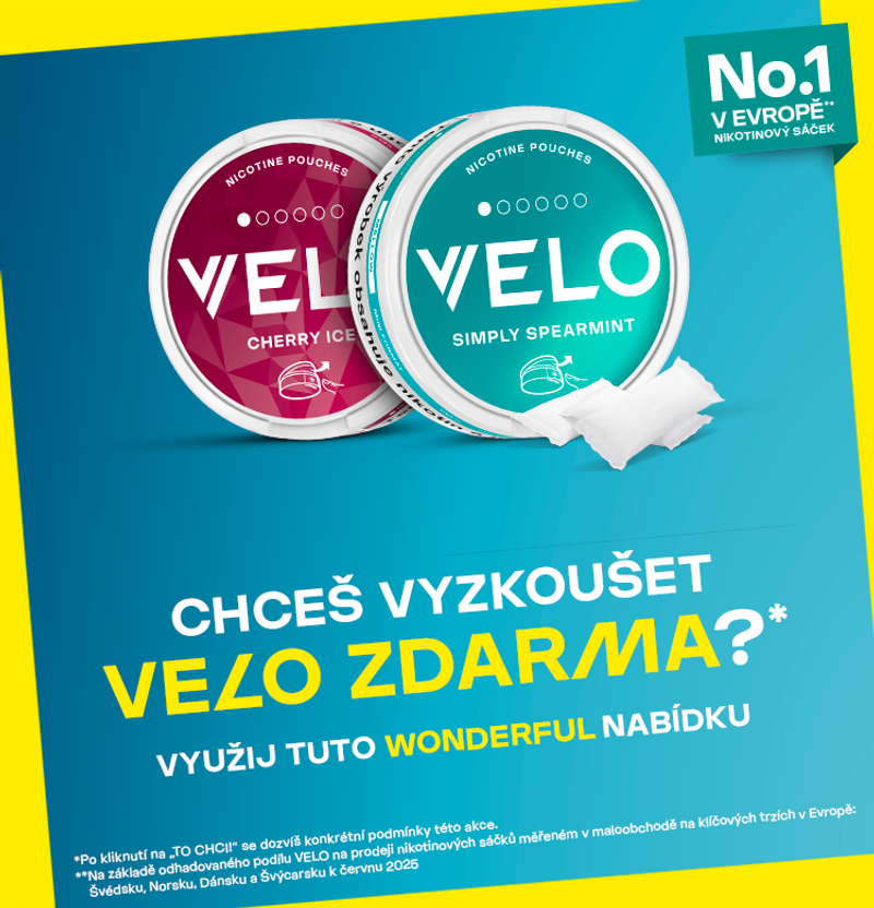 Bannerový obrázek: Chceš vyzkoušet VELO zdarma?